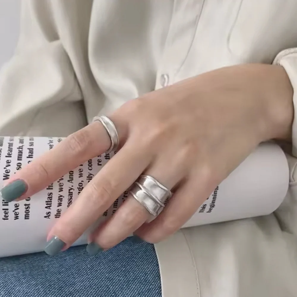 925 Silver Free Form Minimalist Ring